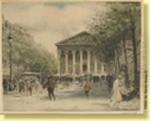 Voitures Devant La Madeleine - view 1