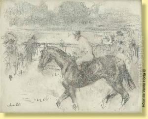 Au Champ De Courses by Frantz Charlet