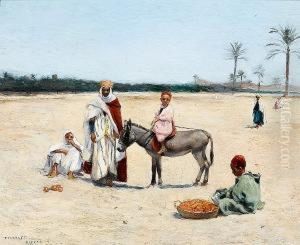The Little Salesman Of Biskra by Frantz Charlet