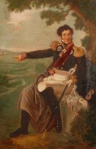 A Pair Of Military Portraits by Nicolas Toussaint Charlet