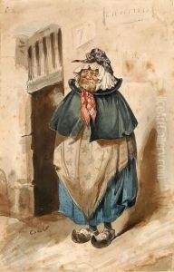 Personaje Caricaturesco. Firmado