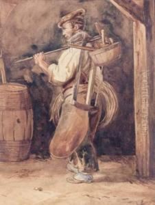 Le Tonnelier by Nicolas Toussaint Charlet
