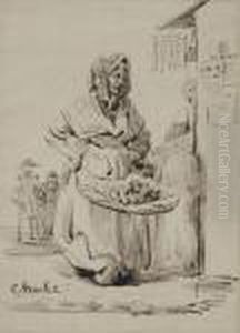 The Fruit Seller by Nicolas Toussaint Charlet