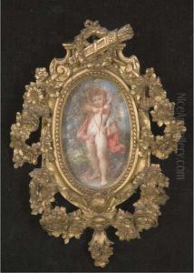 Un Amour Tirant A L'arc, D'apres Carle Vanloo by Jacques Charlier