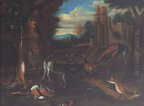 A landscape with dead game - view 1