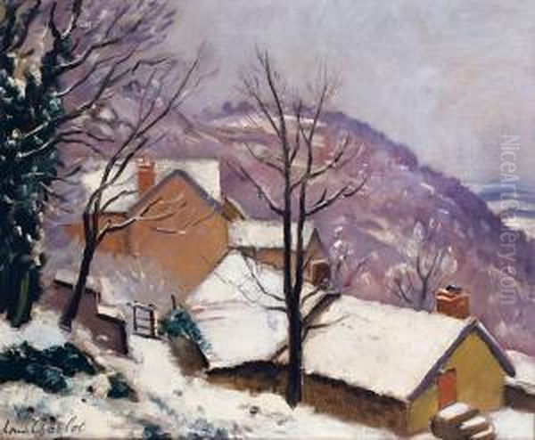 Petit Village Sous La Neige - view 1