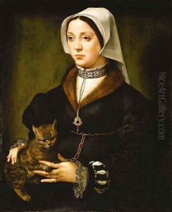 Portrait of a lady by Ambrosius Benson