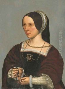 Portrait of Elisabeth Donche by Ambrosius Benson