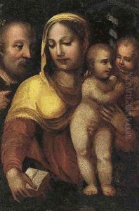 The Holy Family with Saint John the Baptist The Holy Family with Saint John the Baptist