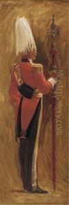 Portrait Of An Officer Of Her Majesty's Body Guard Of Thehonourable by John Charlton