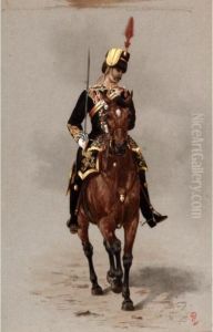 A Set Of Twelve Military Subjects