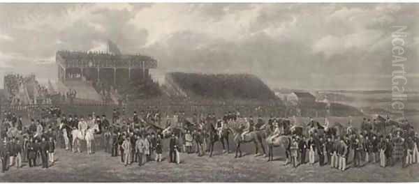 A Royal Visit, Punchestown 1868, by T. L. Sanglar - view 1