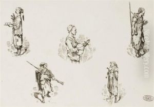 Etudes De Personnages Turcs