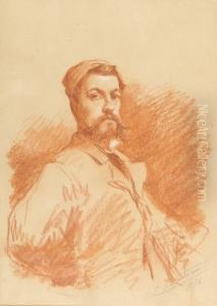Portrait Of A Bearded Gentleman, Half Length, Possibly A Self Portrait - view 1