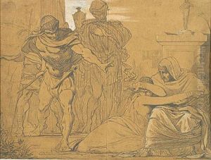 Schets Van Een Mythologisch Tafereel.