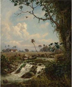 Paisaje Con Campesinos by Esteban, Philippe Chartrand