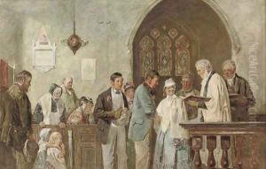The village wedding by Joseph H. Barnes