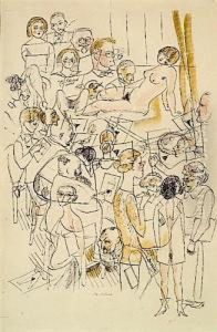 Cour De Dessin A L'academie by Chas-Laborde