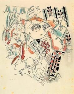 Han-hon, Illustration Pour "l'inflation Sentimentale", Circa1920