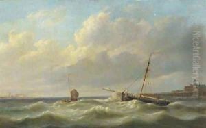 Anchoring near a coastline by Simon Van Brakel