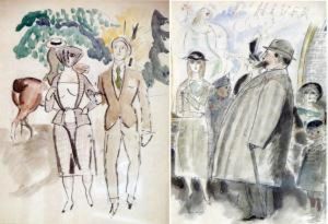 Deux Etudes De Personnages