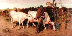 Returning from Pasture by Thomas Austen Brown
