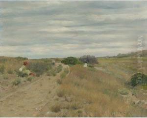 The Old Sand Road by William Merritt Chase