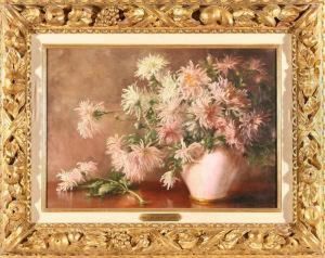Vase Of Chrysanthemums