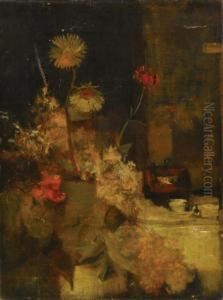 Floral Still Life by William Merritt Chase