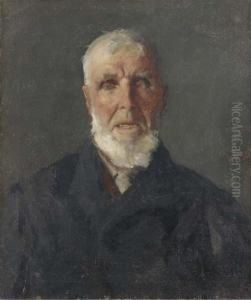 A Long Island Fisherman (a Fisherman Old Mr. Woodburn) by William Merritt Chase