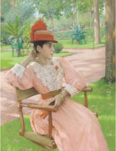 Afternoon In The Park by William Merritt Chase