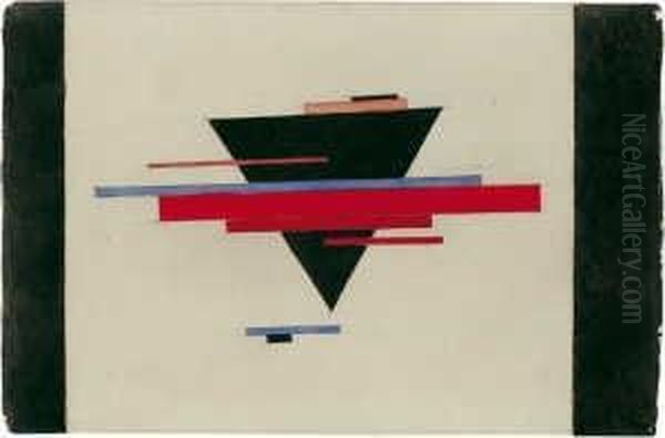 Suprematistische Komposition Mit Schwarzem Dreieck - view 1