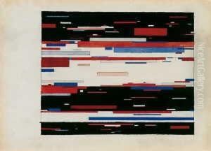 Suprematistische Komposition (textilentwurf) by Ilya Grigorevich Chashnik