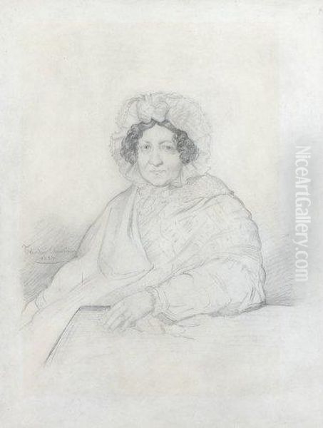 Portrait De La Baronne Charles De Buus D'hollebeke - view 1
