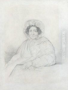 Portrait De La Baronne Charles De Buus D'hollebeke