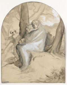 Le Repos Pendant La Fuite En Egypte by Theodore Chasseriau