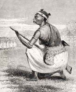 The chief officer of Richards Brigade of Amazons by Burton, Richard Francis