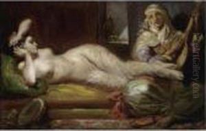 Odalisque Couchee by Theodore Chasseriau