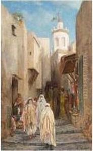 Woman Of The Casbah by Marc Alfred Chataud