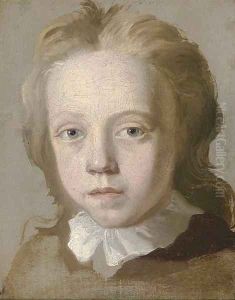 Portrait of a boy, head-and-shoulders, a study Portrait of a boy, head-and-shoulders, a study