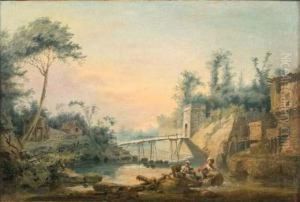 La Traversee D'une Riviere En Barque La Traversee D'une Riviere En Barque