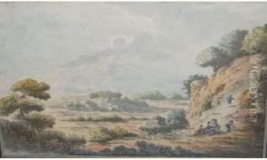 Vue Du Cratere De L'astruni, En Sicile