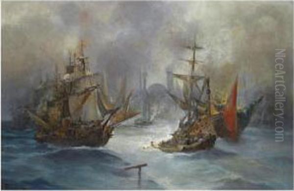 Ships Off The Coast Of Constantinople - view 1