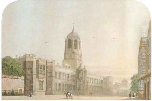 Christchurch, Oxford by John Chessell Buckler