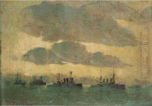 Greek War Ships In The Aegean Greek War Ships In The Aegean