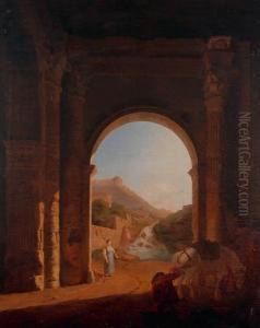 Vue De Tivoli by Pierre-Athanase Chauvin