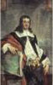 Portrait Du Peintre Giovanni Romanelli by Victor Joseph Chavet