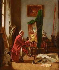 The Artist In His Studio
