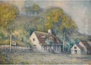 The Old Homestead, Beauupre, Quebec, Evening by Georges Chavignaud