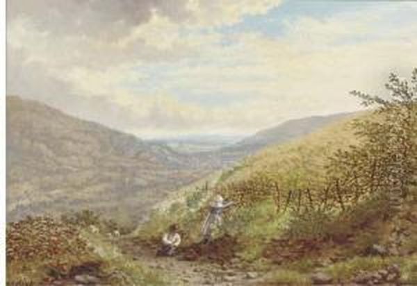 The Young Berry-pickers - view 1